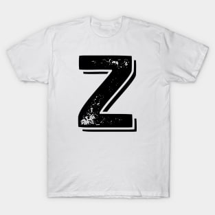 Capital Letter Z Name Initial Monogram T-Shirt